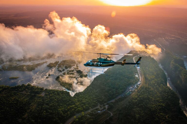 Victoria Falls helicopter flight